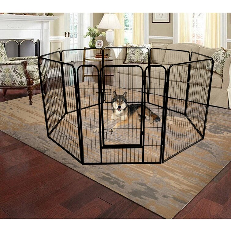 Heavy Duty/ Wire Metal Cage Crate Pet Dog Exercise Fence Playpen Kennel Outdoor