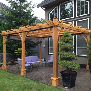 Go to store & view more images Breeze 12 Ft. W x 16 Ft. D Solid Wood Pergola by Outdoor Living Today