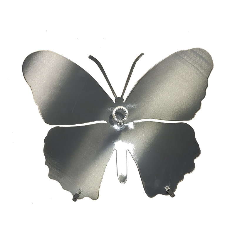 August Grove Steel Patchouli Butterfly 3d Wall Decor Reviews