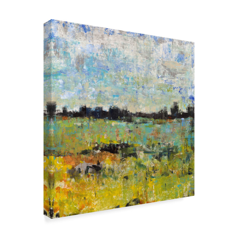 Highland Dunes Across The Tall Grass I Acrylic Painting Print On