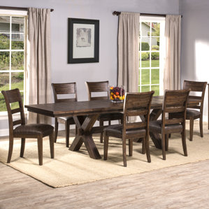 Burnsdale 7 Piece Dining Set by Loon P..