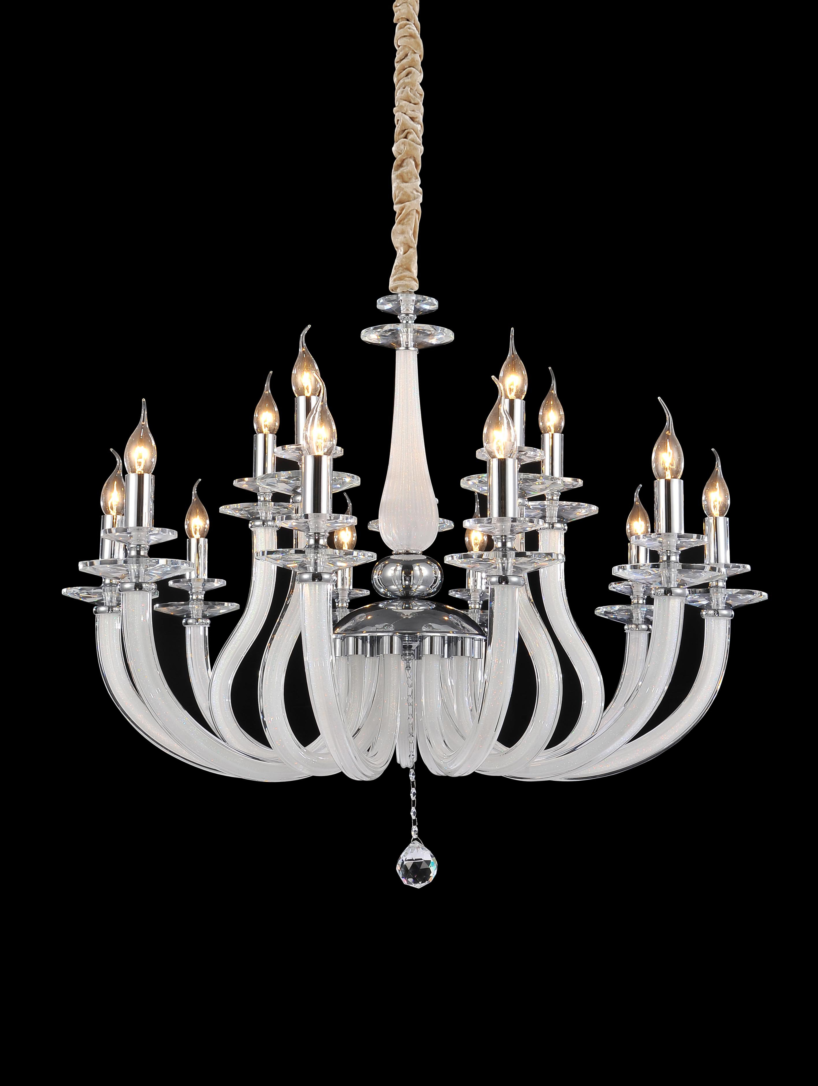 Michael Amini 15 Light Candle Style Classic Traditional Chandelier Wayfair