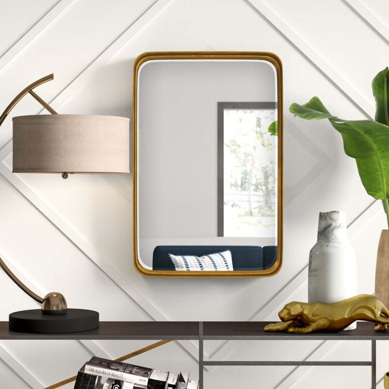 Mercury Row Lugo Modern Contemporary Beveled Accent Mirror Reviews Wayfair