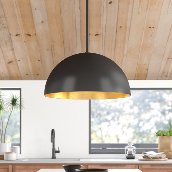 Yolo 1 Light Single Dome Led Pendant Reviews Allmodern