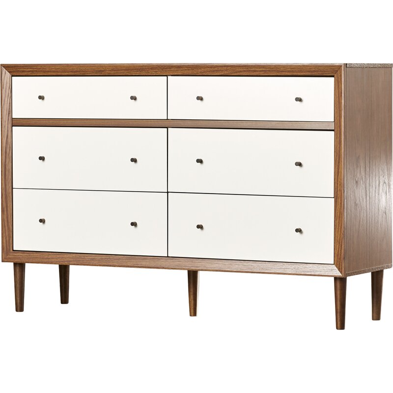 Foundstone Adelia 6 Drawer Double Dresser Reviews Wayfair