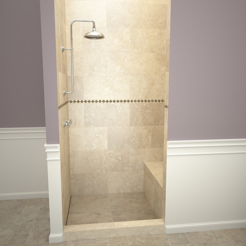 Tile Redi Base N Bench 36 X 48 Single Threshold Shower Base With