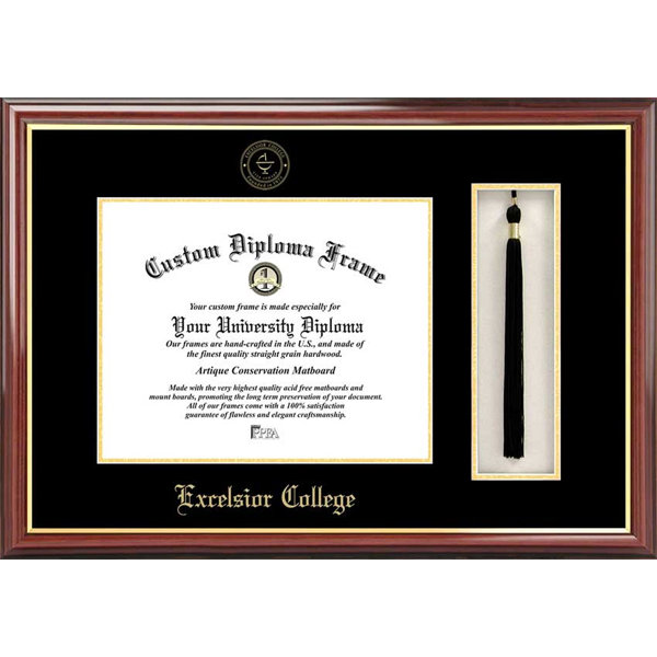 Diploma Frame Deals Excelsior College Petite Tassel Diploma Picture Frame Wayfair