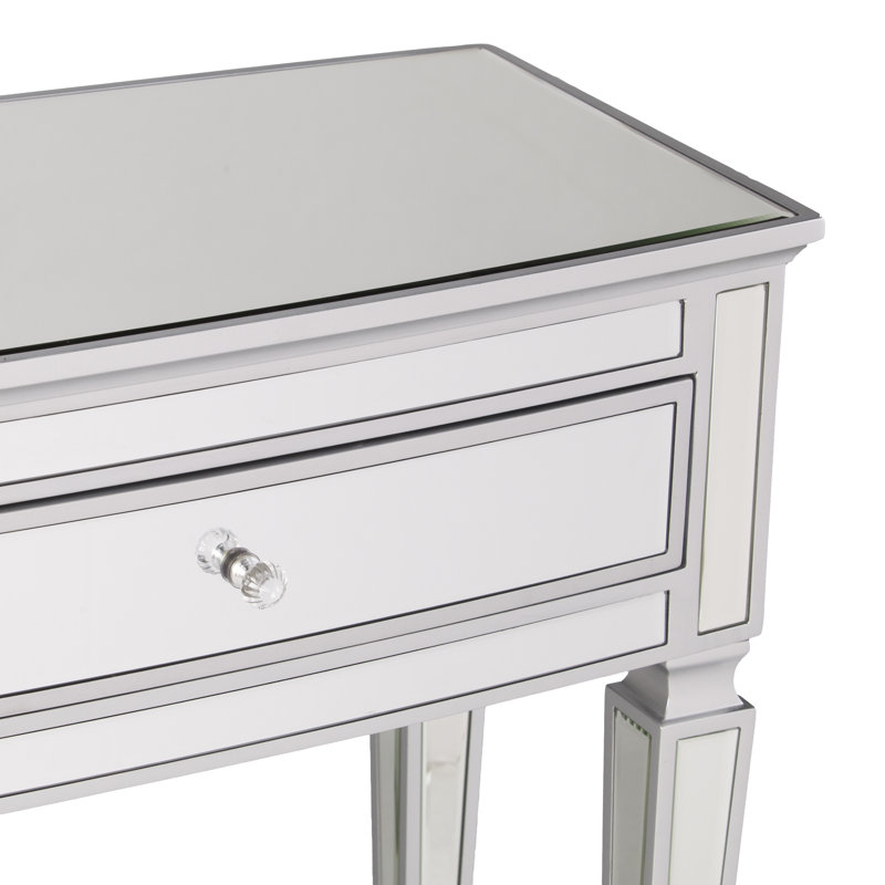 House Of Hampton Elosie Mirrored Console Table Reviews Wayfair