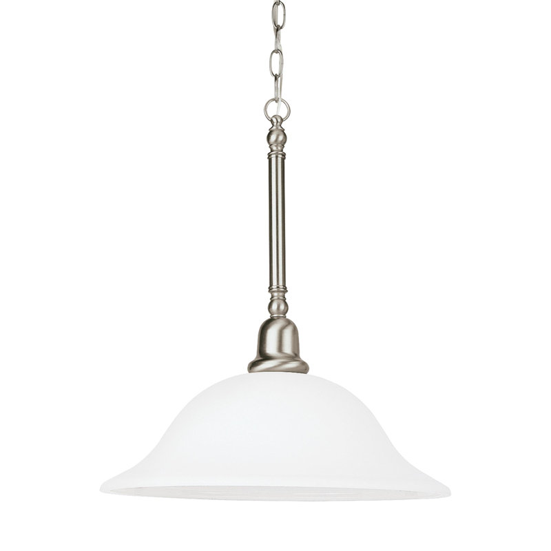 Charlton Home Harrisburg 1 Light Single Bell Pendant Reviews Wayfair