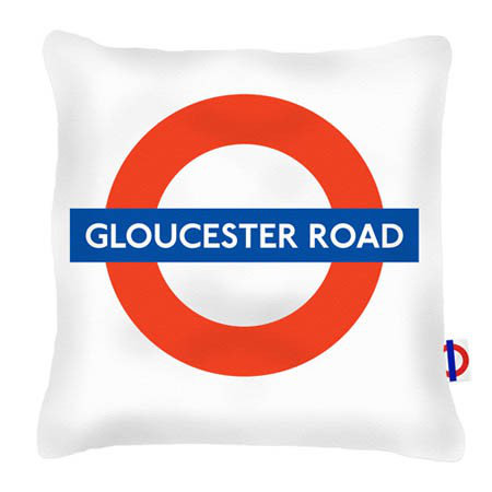 Gulf Breeze Gloucester Road Tube Station Cushion London Transport