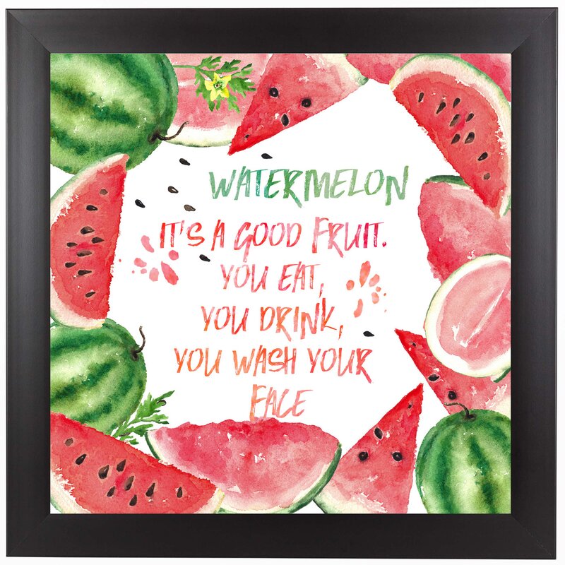 Fun Watermelon Saying - Watermelon Wall Decor Typography