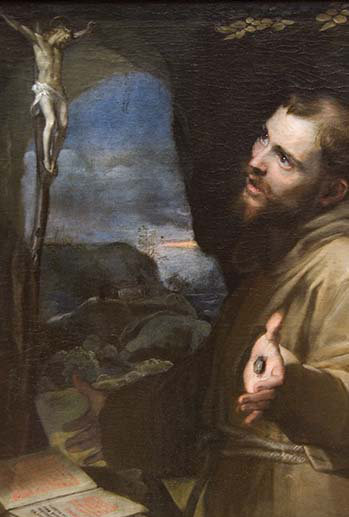 Buyenlarge St Francis By Federico Berocci Fiori Painting