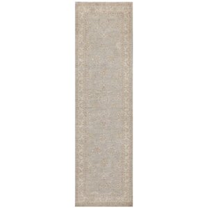 Ferehan Hand-Knotted Light Gray Area Rug