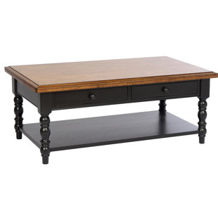 Gullion 2 Drawer Coffee Table With Storage by Charlton Home Best
