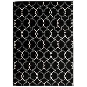 Coulston Black/White Area Rug