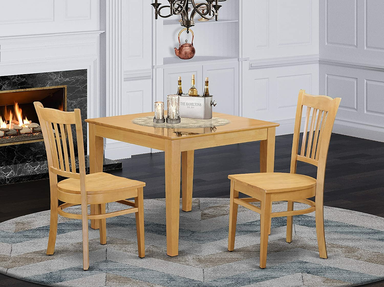 square kitchen table with chairs