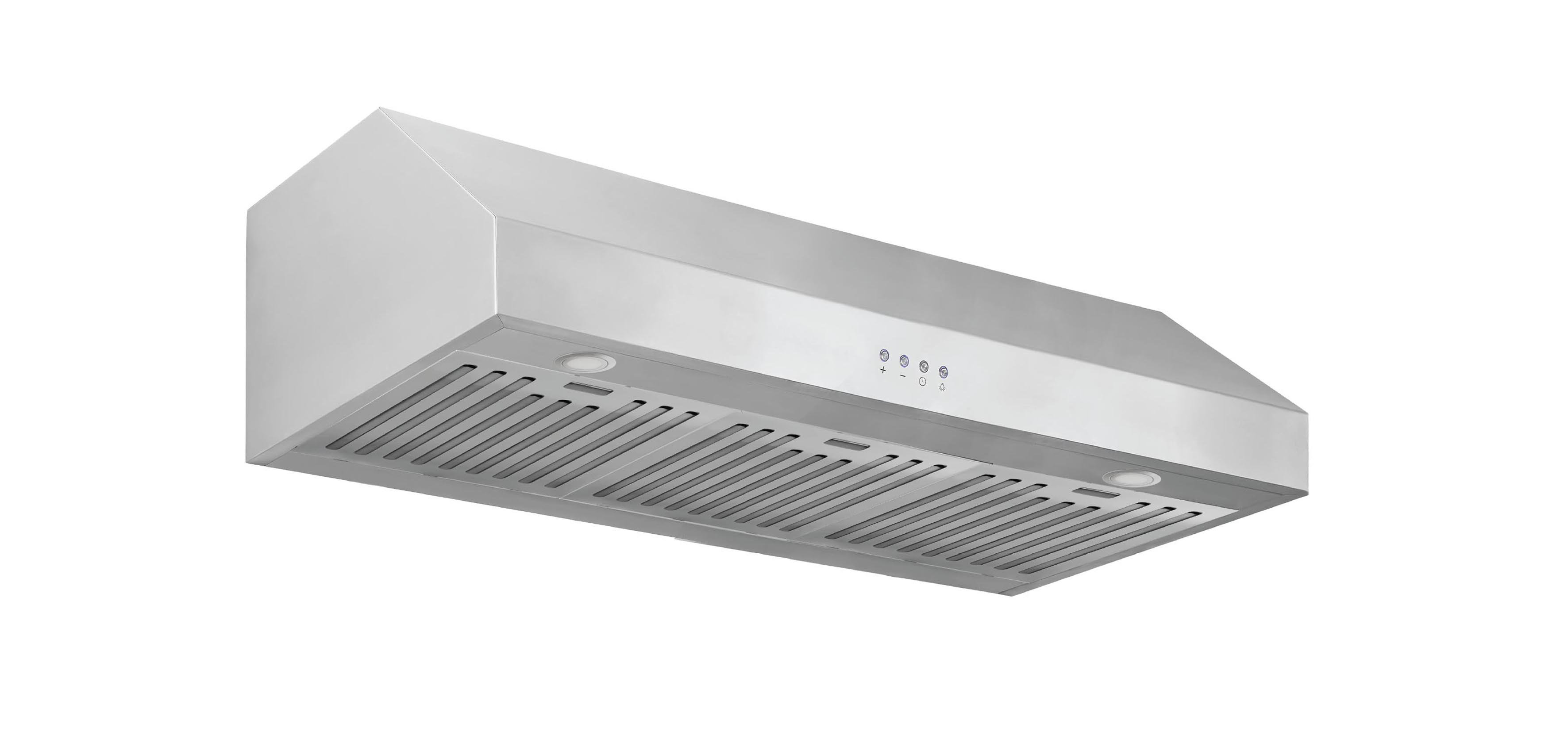 Ancona Elite 36 Inches 625 Cubic Feet Per Minute CFM Ducted Under Range Hood in