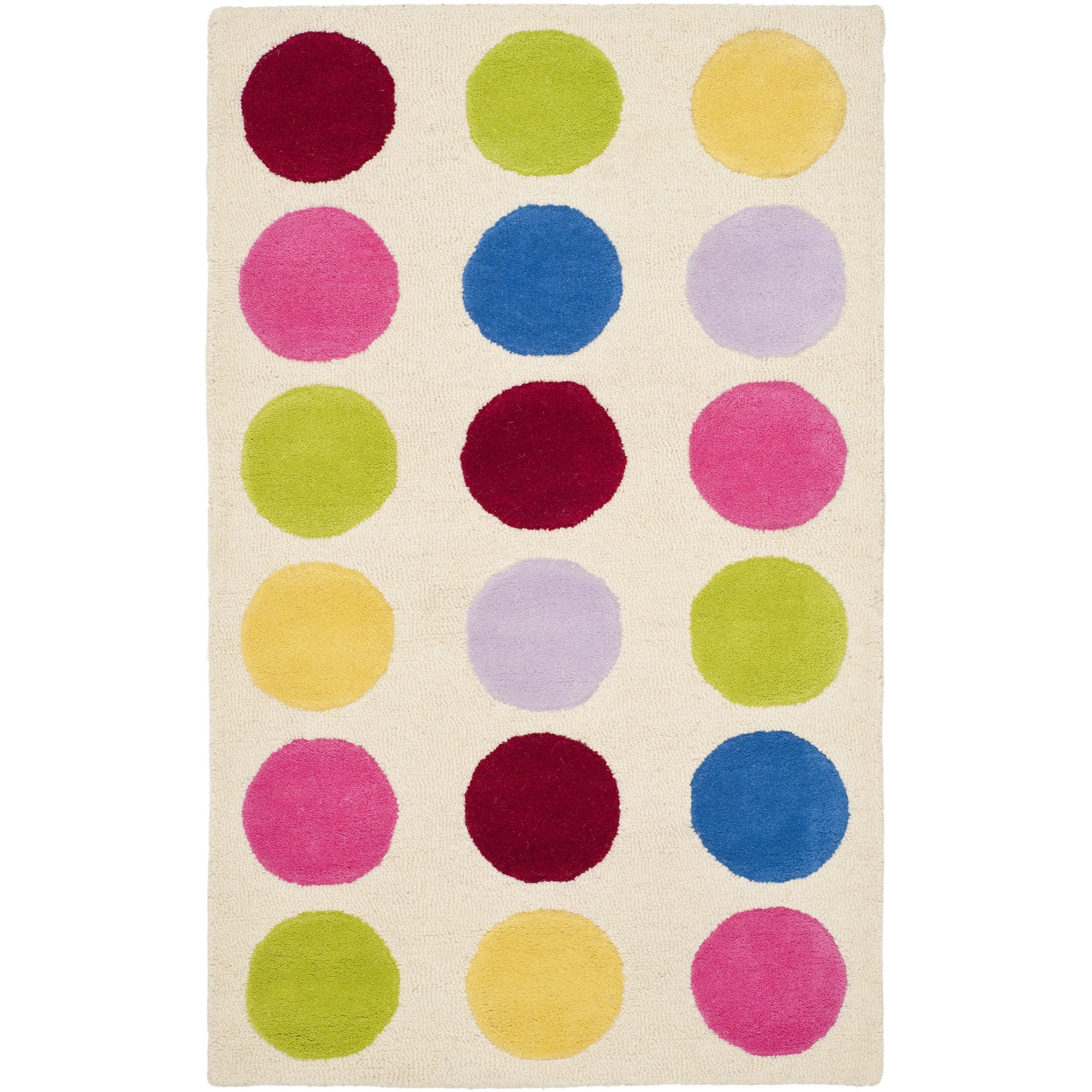 kids polka dot rugs