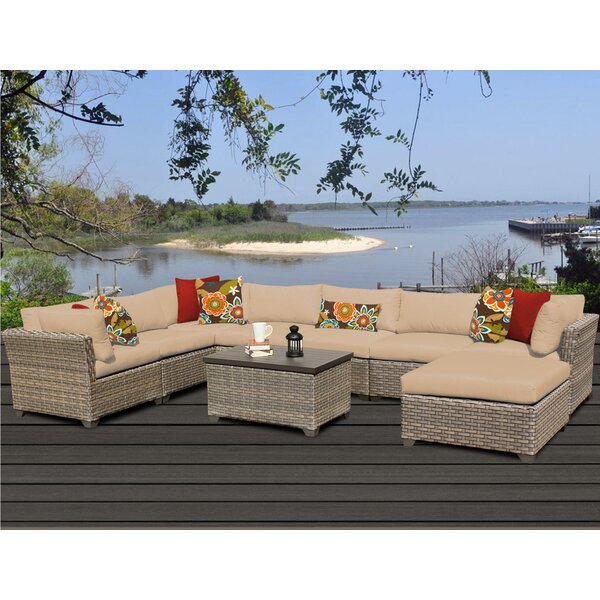 Monterey 9 Piece Sectional Set with Cushions