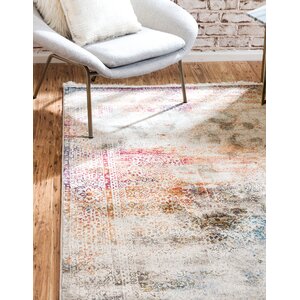 Lonerock Blue/Off-White Area Rug