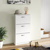 white shoe storage cabinet