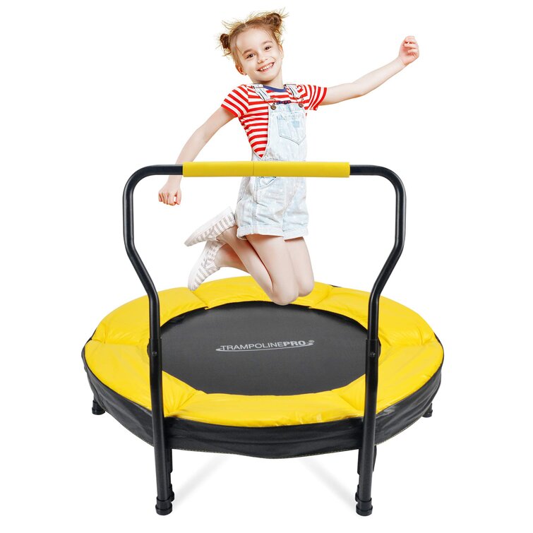 Kids Mini Trampoline Indoor Outdoor Children Safe Jumping Small Bouncer Exercise 