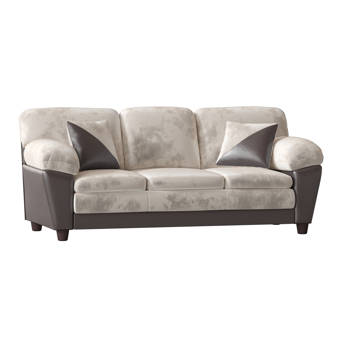 Mercury Row Cabell 54 Square Arm Sofa Bed Reviews Wayfair