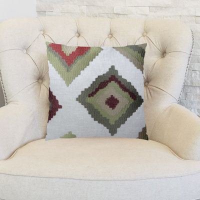 Earth Native Trail Linen Throw Pillow Plutus Brands Size 20 H X 36 W