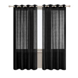 Chocolate Brown Sheer Curtains Wayfair Ca