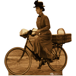 The Wizard of Oz Miss Gulch on Bike Cardboard Stand-Up