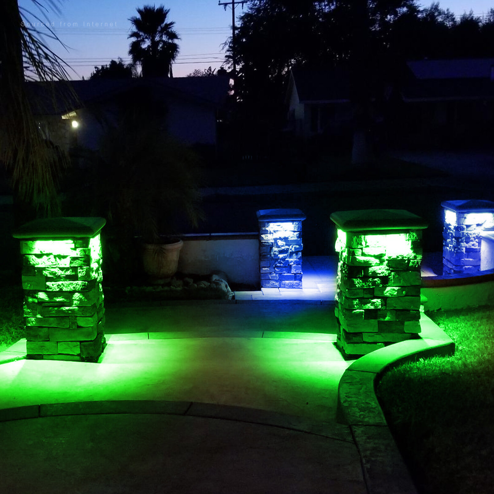 led hardscape paver light