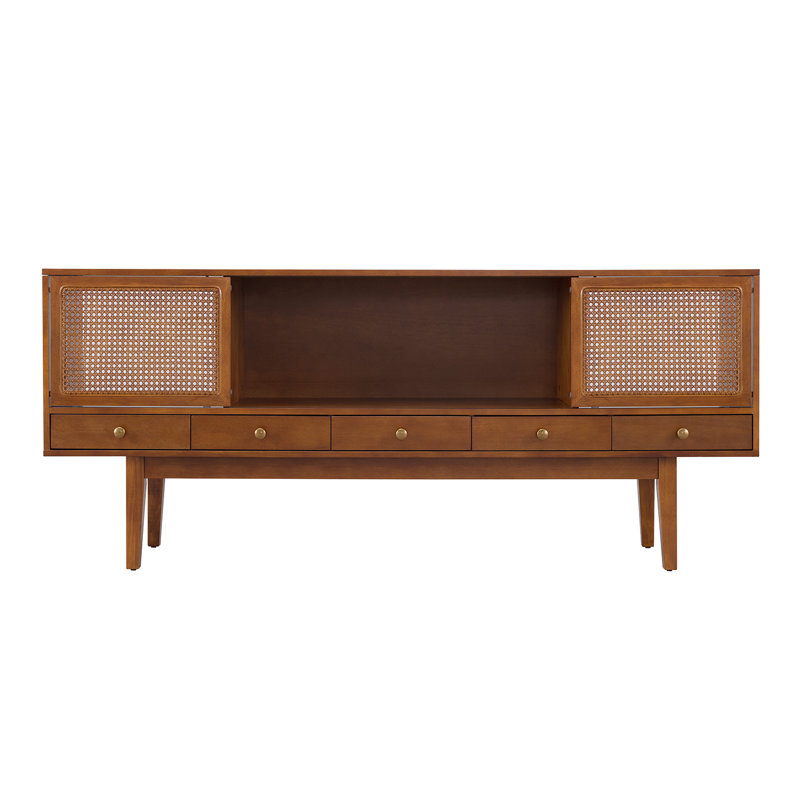 Dwight Cabinet Enclosed Storage Tv Stand For Tvs Up To 70 Inches