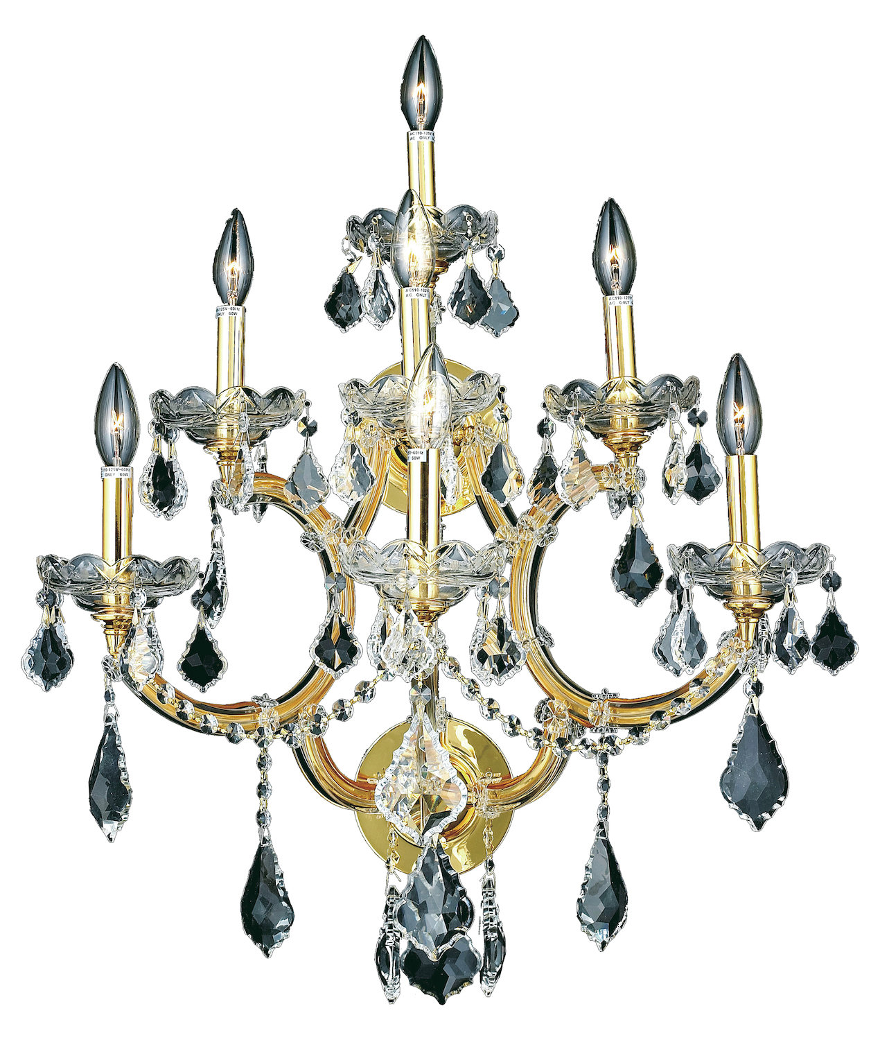 Rosdorf Park Iyana 7 Light Candle Wall Light Wayfair