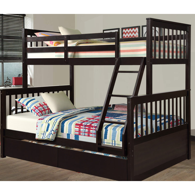 full size top bunk bed