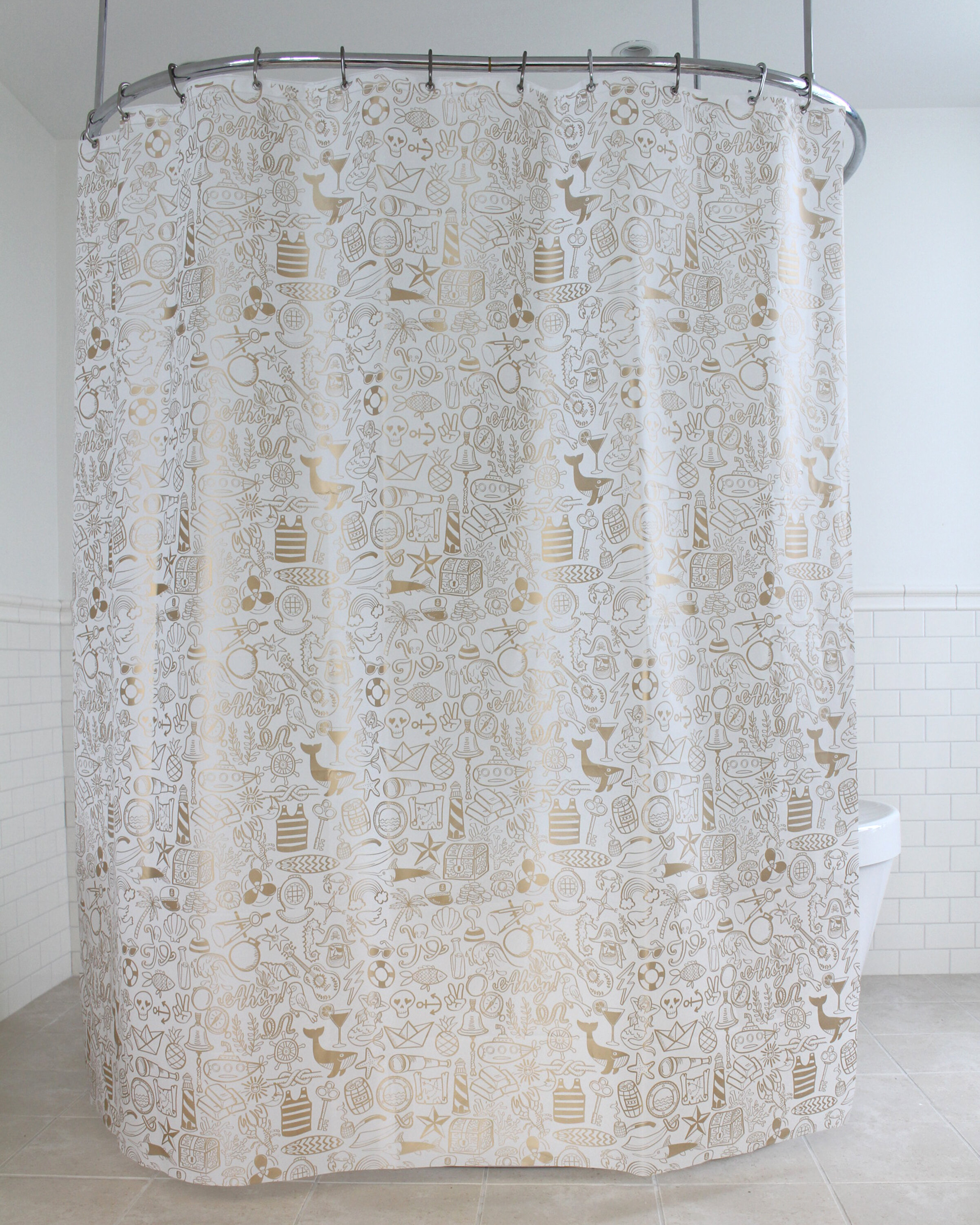 gray shower curtain liner