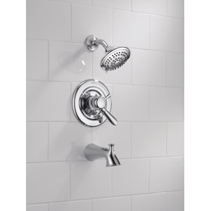Lahara Tub and Shower Faucet Trim with Lever Handles