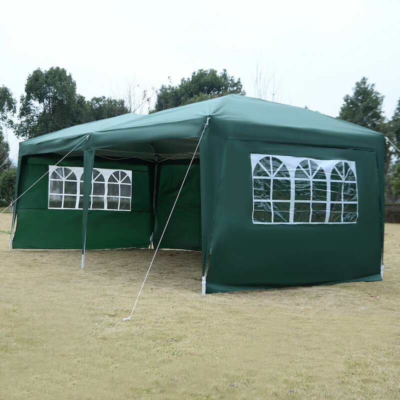 Setemi 16 Ft. W x 8 Ft. D Steel Party Tent Canopy | Wayfair
