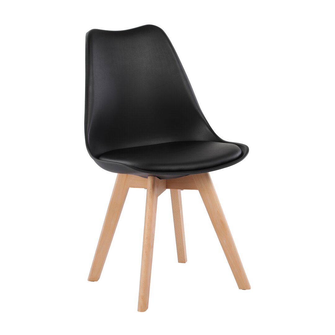 Modern Style Dining Chair Upholstered Chair For Dining Room Reception Room black