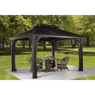 Go to store & view more images Messina Aluminum Patio Gazebo by Sojag