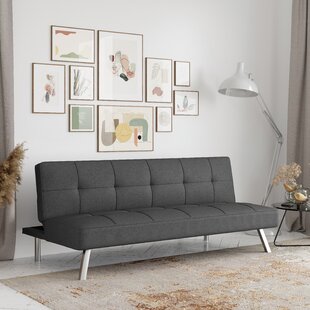 Harper&Bright Designs Sofa Bed Simple Sofa Velvet with Grab Living Room 2 Seater Sofa Couch Settee Recliner Sleeper¡­ 