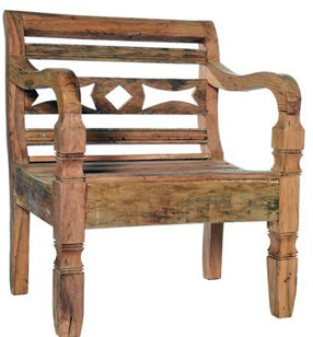 Alexandra Sophia Reclaimed Leblon Patio Dining Chair Wayfair
