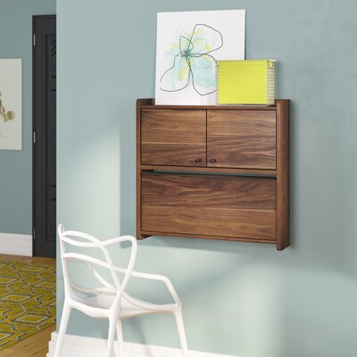 posner wall floating desk mercury row