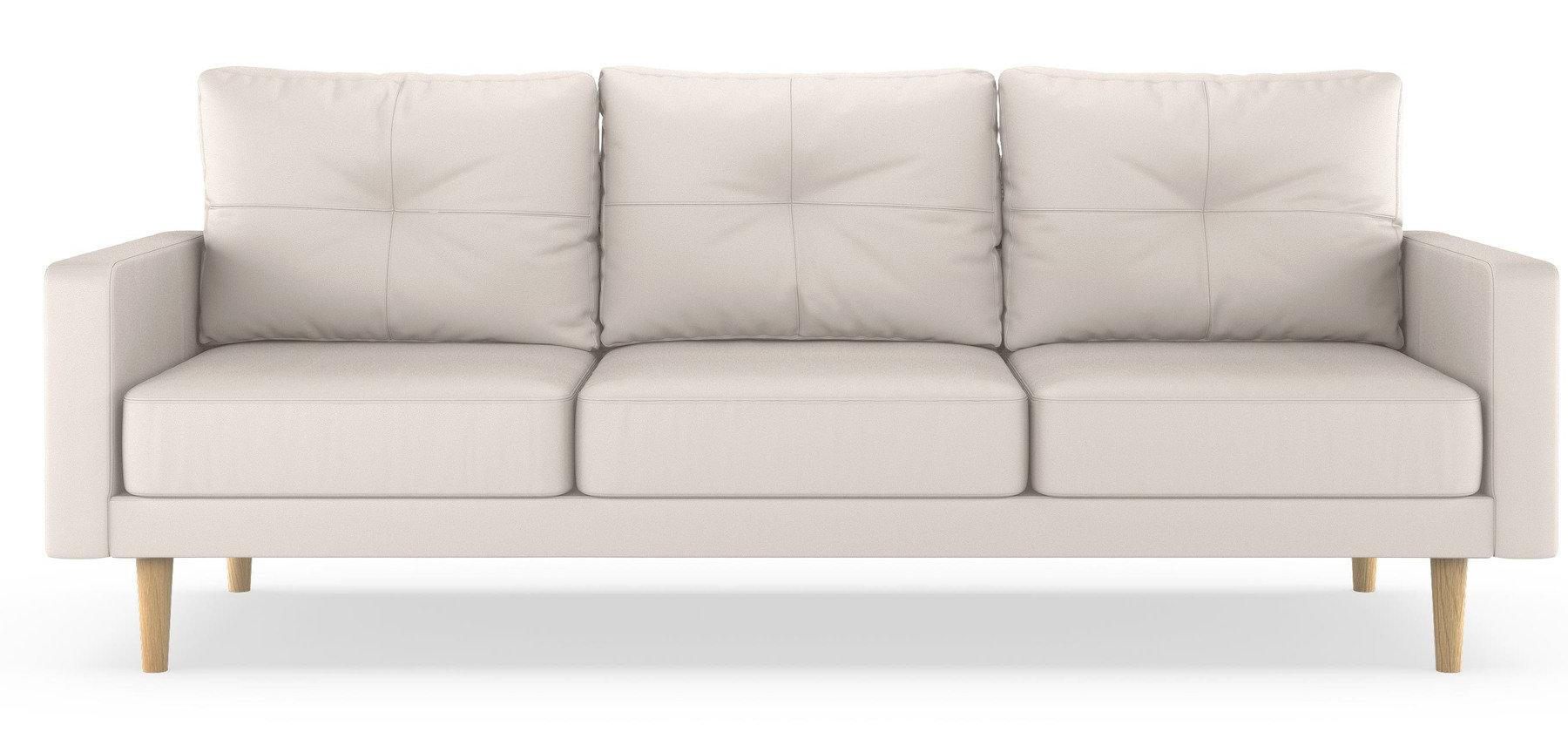 Orren Ellis Schiavo Vegan Leather Sofa Wayfair
