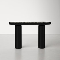 black entryway table modern