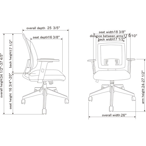 lorell soho chair