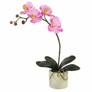 Artificial Orchid Flowers in Pot