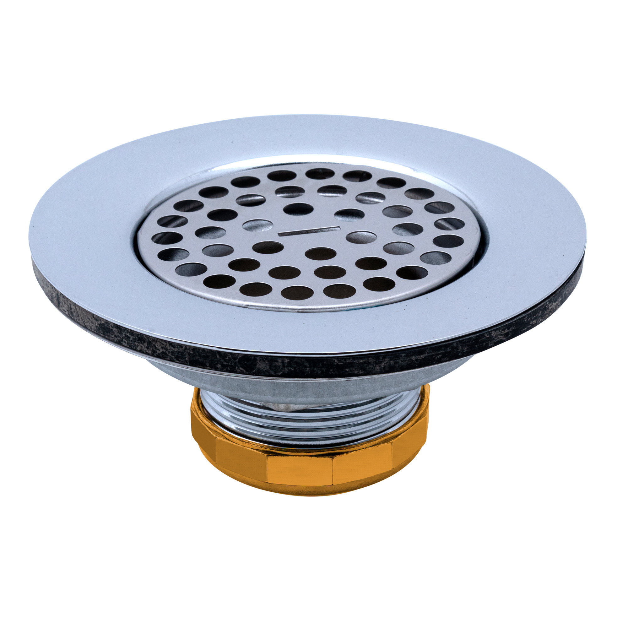 Oatey Dearborn Flat Top Sink Strainer with Stainless Steel Basket