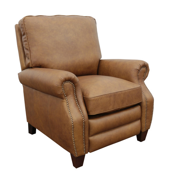 Canora Grey Reynold Leather Manual Recliner Wayfair