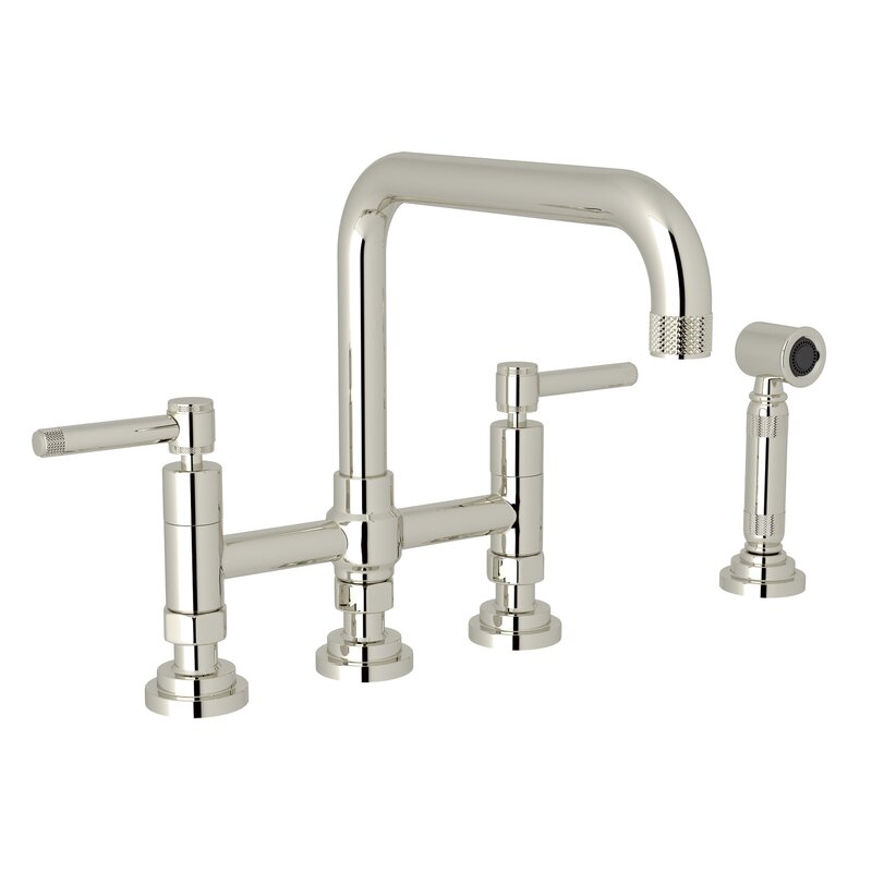 Rohl Campo Bridge Faucet With Side Spray Wayfair