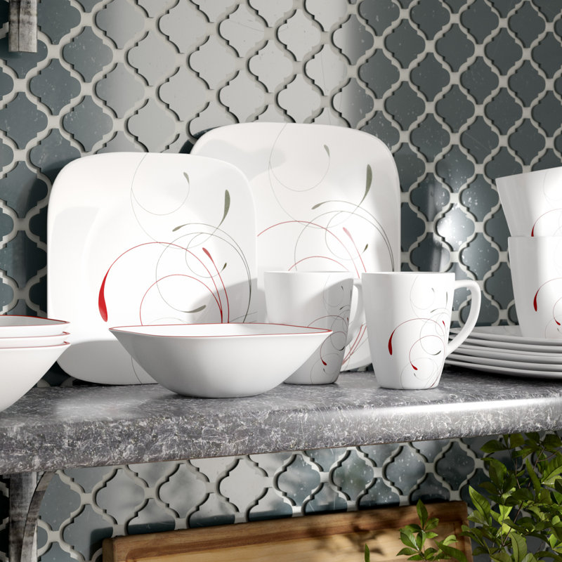 Corelle Splendor 16 Piece Dinnerware Set, Service for 4 & Reviews Wayfair.co.uk